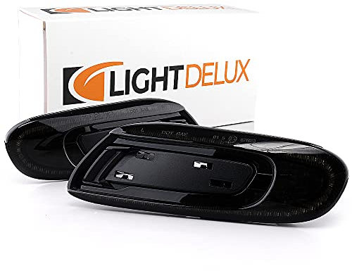 VINSTAR 2 x LED Blinker Seitenblinker Blinkleuchte mit E-Prüfzeichen Black Vision V-173306