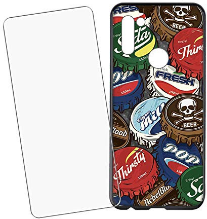 JIENI Hülle Für Shantime Gigaset GS4 (6.3) + gehartet Glas Schutzfolie,Weiche Silikon Handyhülle,Schutzhülle Anti-Scratch Handytasche,Schwarz TPU Cover + Gehärtetes Glas - WMA25