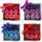 Hedume 4 Boxes Floral Scented Bath Soap Rose Flower Petals, 36 Pcs Total Plant Essential Oil Rose Soap Petals in Gift Box for Anniversary, Birthday, Wedding, Valentine’s Day, Mother’s Day