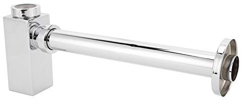 Lavabo Lavabo Siphon Tuyau de Vidange Piège à Déchets Drains Siphon Métal Épais Cuivre Kit de Vidange Universel Vidange pour Égouttoir de Bassin de Bain Raccords de Vidange de Toilette