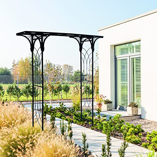 VegTrug Osaka Garden Iron Arch, CST-A01 UK, Black