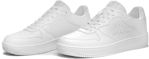 Kappa - Sneakers Bassa, Uomo Donna, Bianco, Poliestere, Fitness. Logo Maserta, Taglia: 39