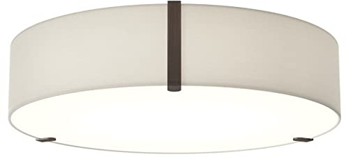 Astro Salina 550 Dimmable Indoor Ceiling Light (Putty Fabric), LED E27/ES Lamp, Designed in Britain - 1463004-3 Years Guarantee