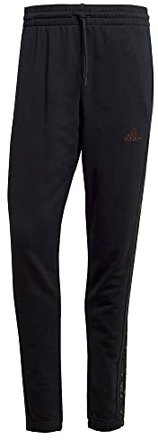 Adidas - Essentials French Terry Tapered Elastic Cuff 3-Stripes Pants, Pantaloni Uomo