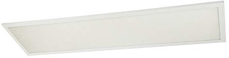 Deckenleuchte dimmbar mit Fernbedienung Panel Aufbaupanel LED Deckenlampe Wohnzimmerleuchte, opal weiß, 40W 2500lm warmweiß-kaltweiß, LxBxH 80x20x5 cm
