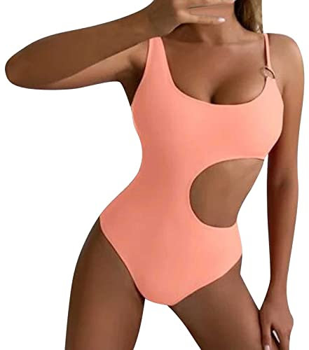 Femmes 1 pièce WebbingTank Costumes froncés Vintage Up Maillots de Bain d'entraînement athlétique Bain Sport contrôle Maillot de Bain Maillots de Bain rembourré Ventre Bikini Push Short Fluo Foot