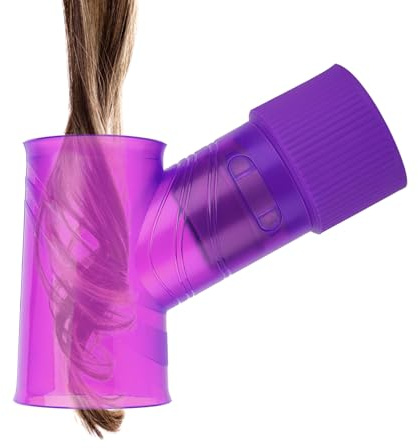 ANKROYU Difusor Universal para Secador de Pelo, Accesorio Profesional para Rizos y Ondas, Boquilla para Estilo de Rizos, Ideal para Peinado y Texturización de Cabello(Purple)