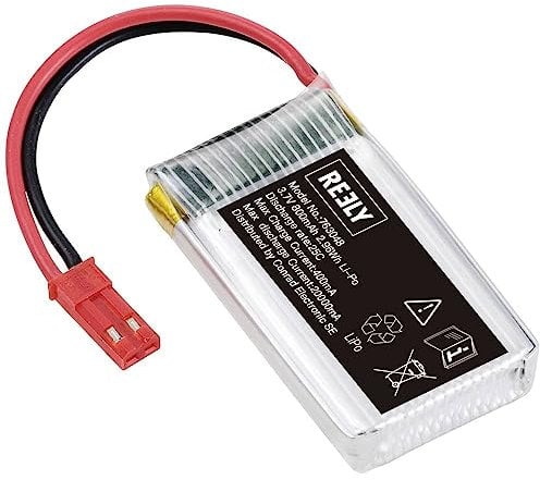 Reely Modellbau-Akkupack (LiPo) 3.7 V 800 mAh Zellen-Zahl: 1 25 C Softcase BEC