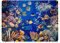 Schreibtischunterlage Fische Unterwasserwelt Meer Riff blau 40 x 60 cm abwischbar