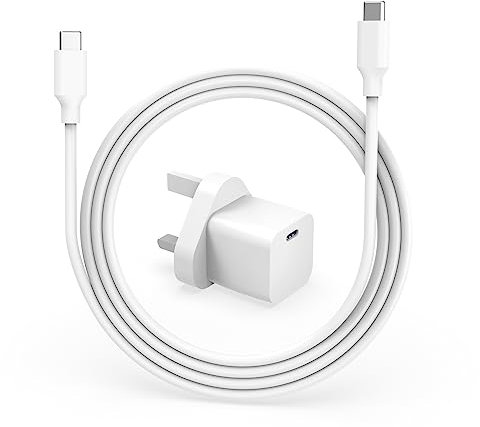 Vicgee 20W USB-C Fast Charger Fit for iPad 10th/11th Generation A2757 A3355 A3356 Gen 2022 2025 Tablet Charging Plug and Cable 1.8 M