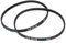 Ruimou Lot de 2 courroies d'entraînement en caoutchouc pour tondeuse Bosch Rotak 32 Elan 32, Concorde 32 450-5 m (circonférence 450 mm, pas 5 mm, largeur 8,5 mm)