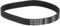 QUARKZMAN 135J6 Courroie Poly V En Caoutchouc, 6 Nervures, Courroie Pj V-Ribbed De 342 mm De Longueur X 14 mm De Largeur X 3,5 mm D'Épaisseur, Courroie De Transmission Industrielle.