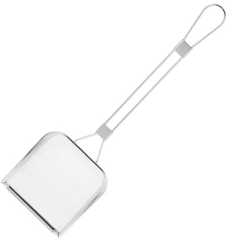 PRETYZOOM Pelle à Résidus D'huile Filtre à Graisse Louche Décumeur Dhuile Louche à Nourriture En Maille Passoire Pour Cuillère à Frire Écumoire De Fondue Acier Inoxydable 304 Petits Outils