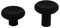 Impugnatura del pollice del regolatore Tappo del joystick per Legion Go Gioco maniglia controller Joystick Grip per il pollice Cappelli Copertura Stick Analogico (Nero)