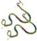 INOOMP 2pcs Crab Climbing Toys Natural Habitat Vine Decor for Reptiles Rope Climbing Accessories for Crabs Frogs and Lizards Safe and