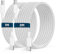 2Pack USB C to USB C Charger Cable 1M+2M for iPhone 15 Charger Cable Braided 60W, USB-C to C Fast Charging Cable Type C Lead Long for Apple iPhone 15/Pro Max/Pro/Plus/MacBook Pro/Air/iPad Pro/Samsung