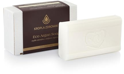 PHARMEDIS ECO GOLD LINE Natur Feste Seife Arganöl - Naturkosmetic Stück Frauen und Männer - Natürliche Dusch Rückfettende Naturseife - 100% Natürlich Veganer - Vegan Natural Bar Soap 130g