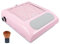80W Nail Dust Collector, Nail Technician Dust Collector & Extractor,Powerful Adjustable Suction,Low Noise Dual Function Nail Dust Collector & Hand Pad for Efficient Nail Supplies(Pink)