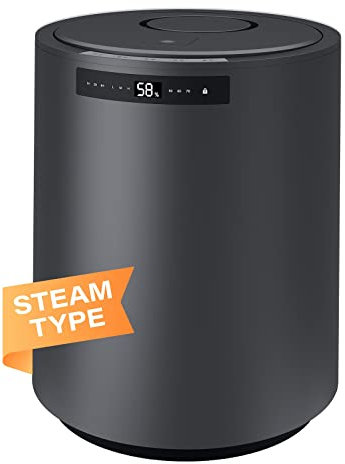 Y&O Humidificateur d'Air Bébé 10L, Humidifieur à Vapeur pour Toute la Maison et Plantes, Humidifie Jusqu'à 100m², Arrêt Automatique