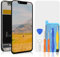 bokman Display für iPhone 13 Mini Schwarz LCD-Glas-Touchscreen, Passendes Profi-Werkzeugset enthalten(5,4 Zoll)