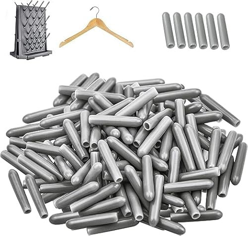 100 Pcs Cappucci per Cestello Lavastoviglie Tappi Protettivi Universali Tappi per Rack a Punta per Telaio di Lavastoviglie(Grigio)