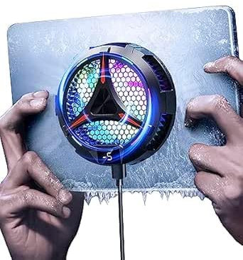LED iPad Cooler,Gaming Cooler - Rapid Cooling,Simple Control, Multi-Device Compatible for Gamer, Professionals & Students Use for Gaming, Work & Travel