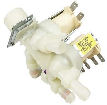 Vanne d'arrivée d'eau for lave-linge à tambour. Compatible avec Samsung. DC62-00214N DC62-00214T. Remplacez les accessoires de la vanne d'arrivée d'eau à 4 têtes.(DC62-00214T)