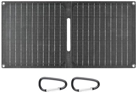 Panneau Solaire Portable - Panneaux Solaires 30W Légers pour Tablettes - Chargeur Pliable pour Smartphones et Tablettes pour Camping Randonnée Voyage