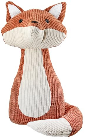 CULT at home Türstopper schwer – Türstopper Design Fuchs Cord - Doorstopper Spring Stopper für Türen Höhe 28 cm