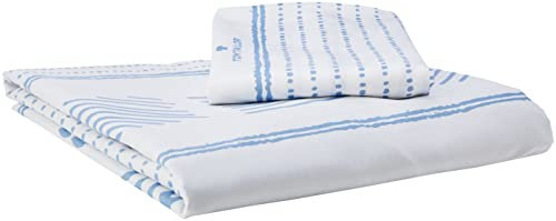TOM TAILOR 0069906 Bettwäsche Garnitur mit Kopfkissenbezug Baumwoll-Satin 1x 155x220 cm + 1x 80x80 cm off white