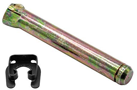 SECURA Boulon/axe + clip (jusqu'au modèle 2002) pour roue d'appui/jockey compatible avec Toron AG D102 Tracteur de pelouse