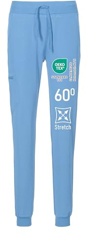 EXNER Unisex-Schlupfhose, Slimfit, Skinny, Gummibund mit Kordel, Cargotasche, in 7 Farben lieferbar