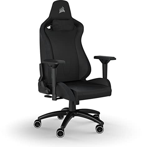 Corsair Gaming Chair, Pelle Sintetica, Nero, One Size