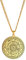 EUEAVAN Siegel der 7 Erzengel Anhänger Halskette Schlüsselanhänger für Männer St. Michael 7 Erzengel Siegel spiritueller Schutz Amulett Medaille heidnischer Schmuck Frauen (Halskette gold)