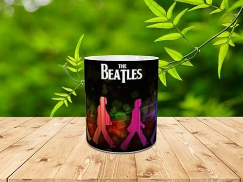 Taza The Beatles. Para todos los amantes del famoso cuarteto de Liverpool.