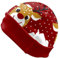 GTFYUDGH Weihnachtsmütze, Weihnachtsmütze für Erwachsene - Gestrickte Wintermütze - Frauen Männer Weihnachten Beanie Hut Partys Hut Schädel Kappe Warme Stretch Winter Hut für Festival