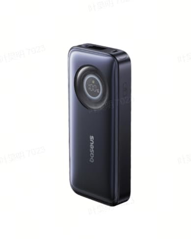 Baseus EnerCore Powerbank 10000 mAh 45W Ricarica Rapida, con cavo 60cm USB-C integrato Retrattili, con iPhone 16/15 serie, iPad, MacBook, Samsung e Altro