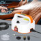 Pulitore a Vapore 2500W, Design Senza Serbatoio Dell'acqua con Tubo 1,1 M, Pulitore a Vapore Professionale, con 3 Testine Regolabili su 6 Livelli, Riscaldamento Rapido 10 Secondi