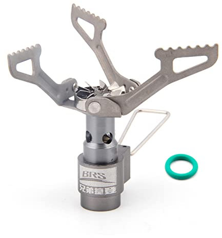 BRS 3000T BRS-3000T Poêle portable au propane pour camping Ultra léger en titane Sac à dos Gaz Seulement 25 g