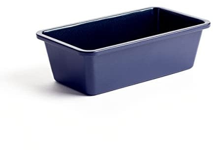 Blue Diamond Bakeware Diamond Infused Ceramic Nonstick, 22cm Bread Baking Tin for Cake Bread Meatloaf and More, Easy Release, Dishwasher and Freezer Safe, PFAS-Free, Blue