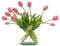 DUYONE 15pcs Artificial Tulips Flowers, Real Touch Latex Bouquet, Fake Tulips for Office Wedding Party Home Kitchen Garden Decoration(Light Purple,15pcs)