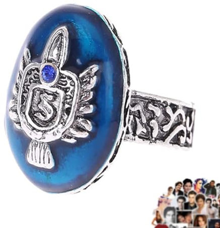 YouU 21 Stück The Vampire Stefan Ringe Elena Daylight Ring Aufkleber Setfür Katherine Cosplay Mode Schmuck Zubehör Fans Schmuck für Herren Damen