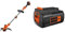 BLACK+DECKER Strimmer, 36V Cordless, BATTERY NOT INCLUDED (Bare) & BLACK DECKER Lithium Ion Battery 36V 2.0Ah Convenient Compact Rechargeable and Versatile BBL20362