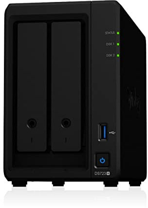Synology DS723+ 6Go NAS 32To (2X 16To) HAT5300, Assemblé et testé avec SE DSM installé