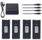 4PCS 3.7V 1800mah Lithium Battery with 4 in 1 Charger for E88 E88PRO E88MAX E525 E99 E99PRO P1 P5PRO K3 S1 P8 RC quadcopter drone accessories spare li-ion battery