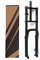 WAMBAS Fahrrad-Federgabeln, BMX-Fahrrad-Federgabel, 24 Zoll, 4,0 Zoll, Fetter Reifen, MTB, Luft, E-Bike-Gabel, Rückpralleinstellung, 1-1/8 QR, Scheibenbremsgabeln, Federweg 120 mm, 2780 g