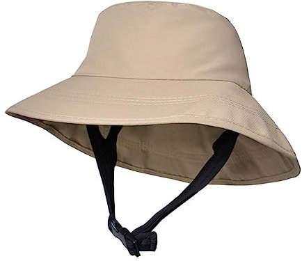 Surfmütze, Surf-Bucket-Hut, Surf-Zubehör, Sonnenschutz, Surf-Kappe mit Kinnriemen für Surfen, SUP und Wassersport