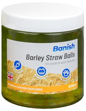 Pisces Banish Barley Straw Extract Balls 500ml Pond Water Treatment Blanketweed Algae