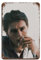 Alain Delon Poster, Blechschild, französische männliche Schauspieler, Vintage, Metall, Pub, Club, Café, Bar, Zuhause, Wandkunst, Dekoration, Poster, Retro, 20 x 30 cm