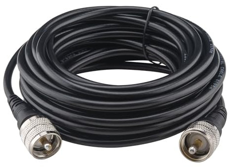 YILIANDUO 4,6M Cavo UHF 50 ohm UHF Maschio a UHF Maschio L200 Cavo Coassiale a Bassa Perdita per Apparecchiature LAN Wireless, Misuratori VSWR, Analizzatori d'antenna WiFi/GPS, Router d'antenna Scan